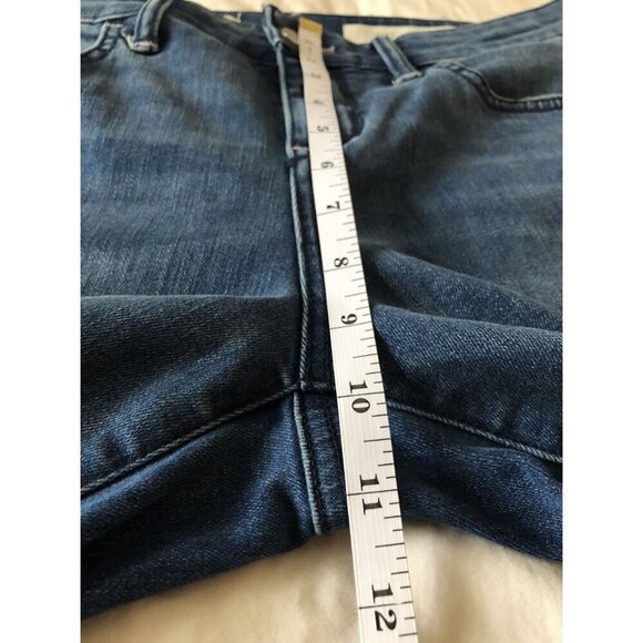 Pilcro Anthropologie Women's Distressed Skinny Jeans 29 Blue Medium Wash - Picture 9 of 10